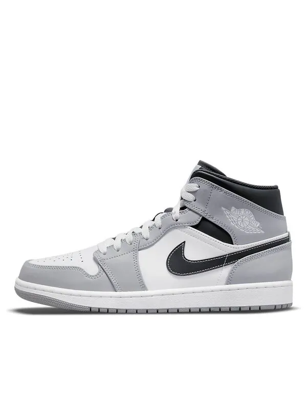 Кроссовки 1 средние Air Jordan — изображение 1 из 4, светлый серый/белый