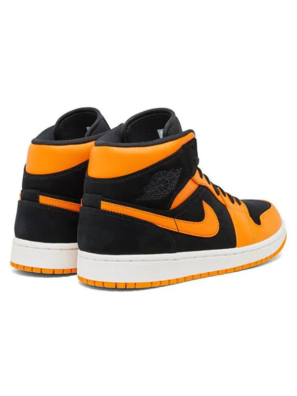 Кроссовки 1 средние Air Jordan — изображение 3 из 4, черный/оранжевый