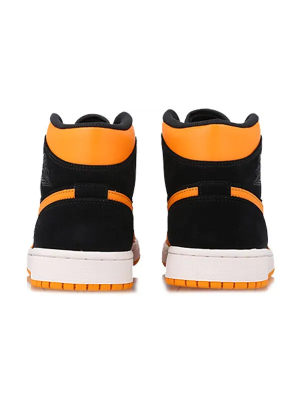 Кроссовки 1 средние Air Jordan — изображение 4 из 4, черный/оранжевый