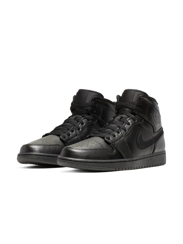 Кроссовки 1 средние Air Jordan — изображение 3 из 4, черный