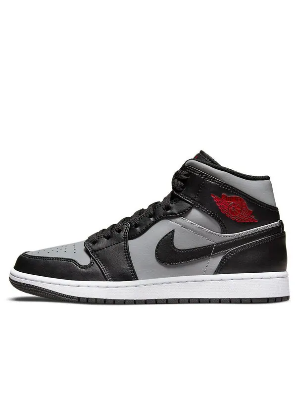Кроссовки 1 средние Air Jordan — изображение 1 из 4, черный/красный/серый