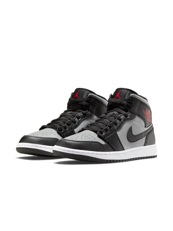 Кроссовки 1 средние Air Jordan — изображение 3 из 4, черный/красный/серый