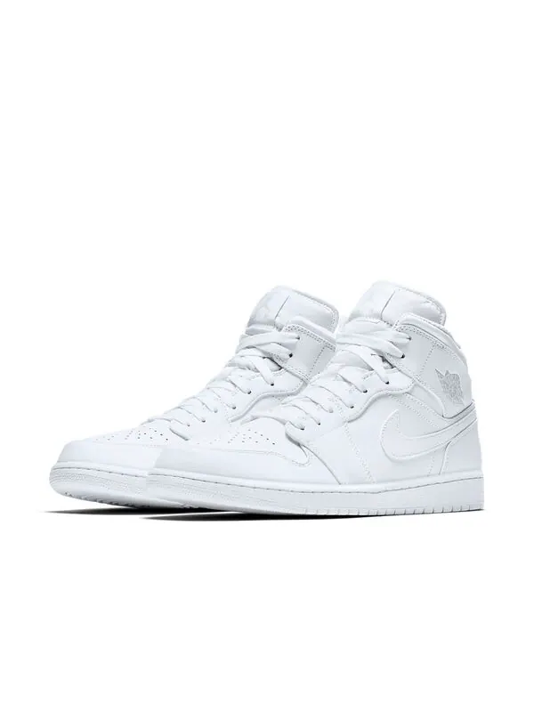 Кроссовки 1 ретро средние Air Jordan — изображение 3 из 4, белый