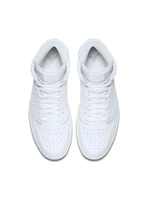 Кроссовки 1 ретро средние Air Jordan — изображение 4 из 4, белый