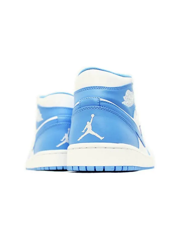 Кроссовки 1 средние Air Jordan — изображение 3 из 4, белый/синий-белый
