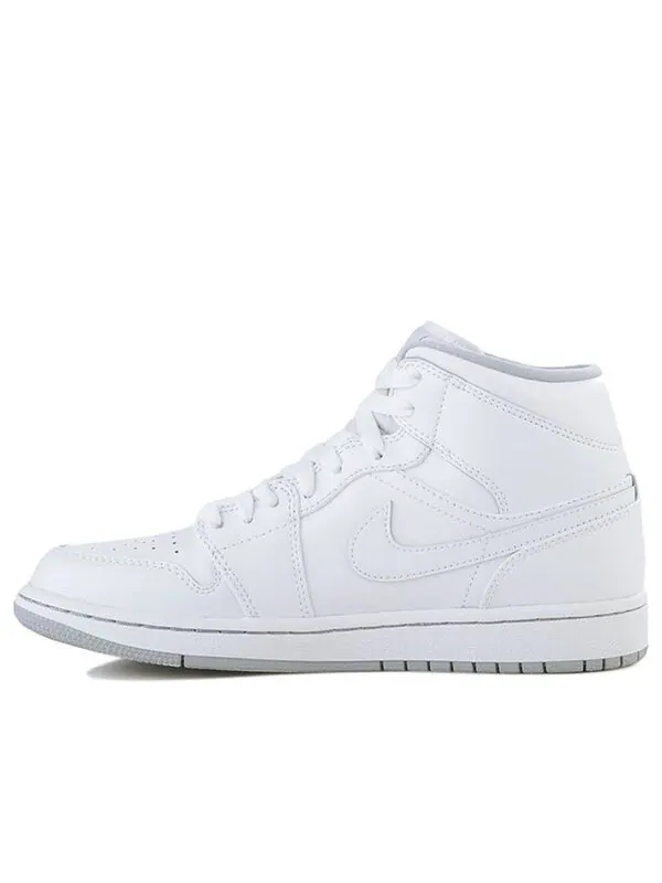 Кроссовки 1 средние Air Jordan — изображение 1 из 4, белый/белый-серый
