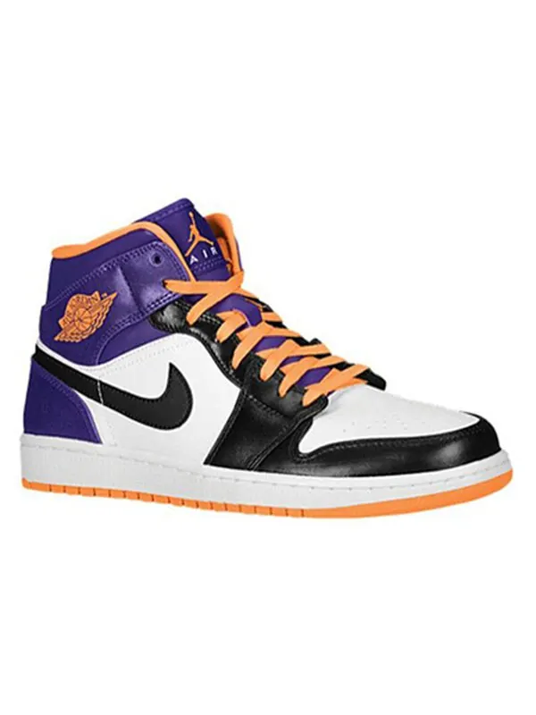 Кроссовки 1 средние Air Jordan — изображение 2 из 4, белый