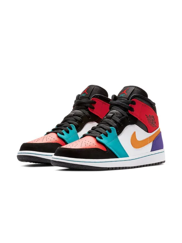 Кроссовки 1 средние Air Jordan, мульитколор — изображение 3 из 4, мульти