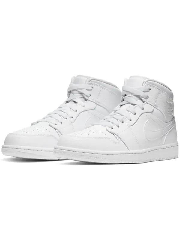 Кроссовки 1 средние Air Jordan — изображение 3 из 4, белый