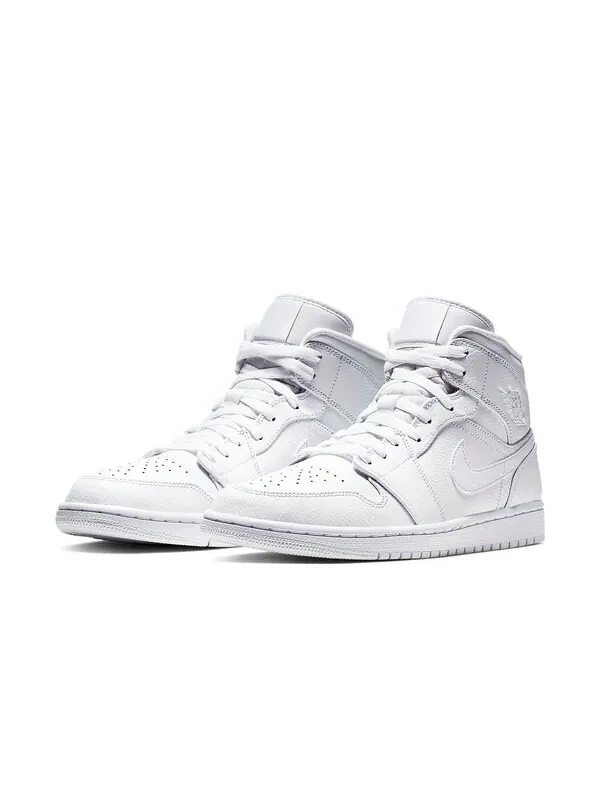 Кроссовки 1 средние Air Jordan — изображение 3 из 4, белый