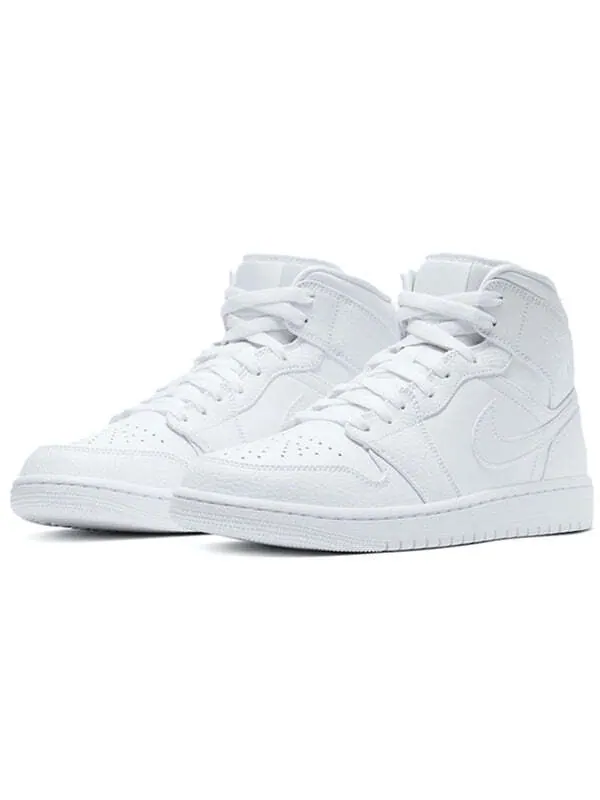 Кроссовки 1 средние Air Jordan — изображение 3 из 4, белый