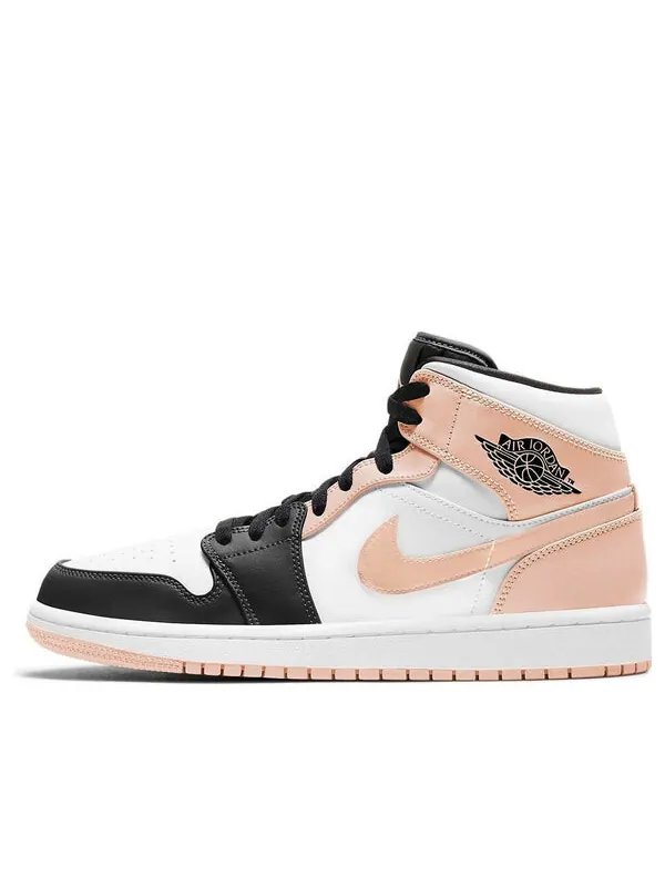 Кроссовки 1 средние Air Jordan — изображение 1 из 4, белый/оранжевый/черный