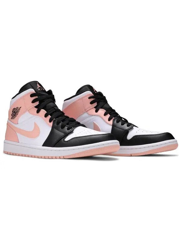 Кроссовки 1 средние Air Jordan — изображение 3 из 4, белый/оранжевый/черный