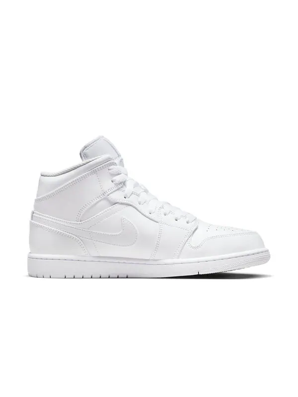 Кроссовки 1 средние Air Jordan — изображение 2 из 4, белый