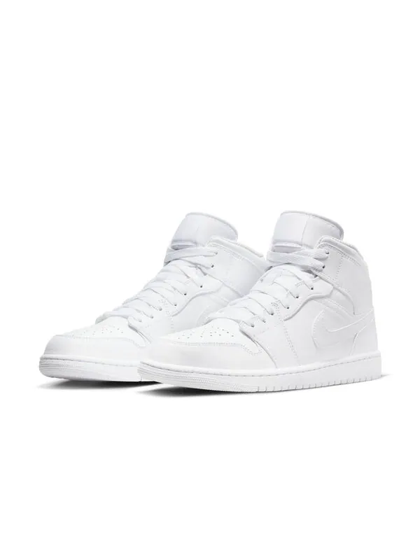 Кроссовки 1 средние Air Jordan — изображение 3 из 4, белый