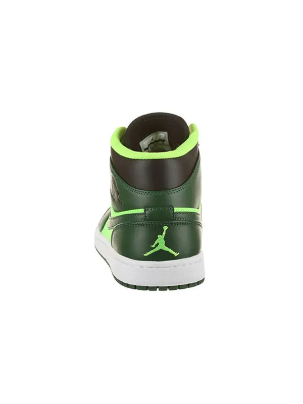 Кроссовки 1 средние Air Jordan — изображение 3 из 4, зеленый/черный-зеленый