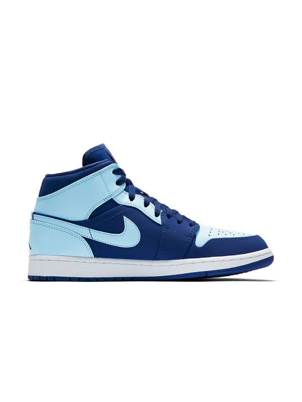 Кроссовки 1 retro mid 'ice blue' Air Jordan — изображение 2 из 4, синий-белый