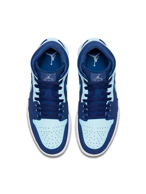 Кроссовки 1 retro mid 'ice blue' Air Jordan — изображение 4 из 4, синий-белый