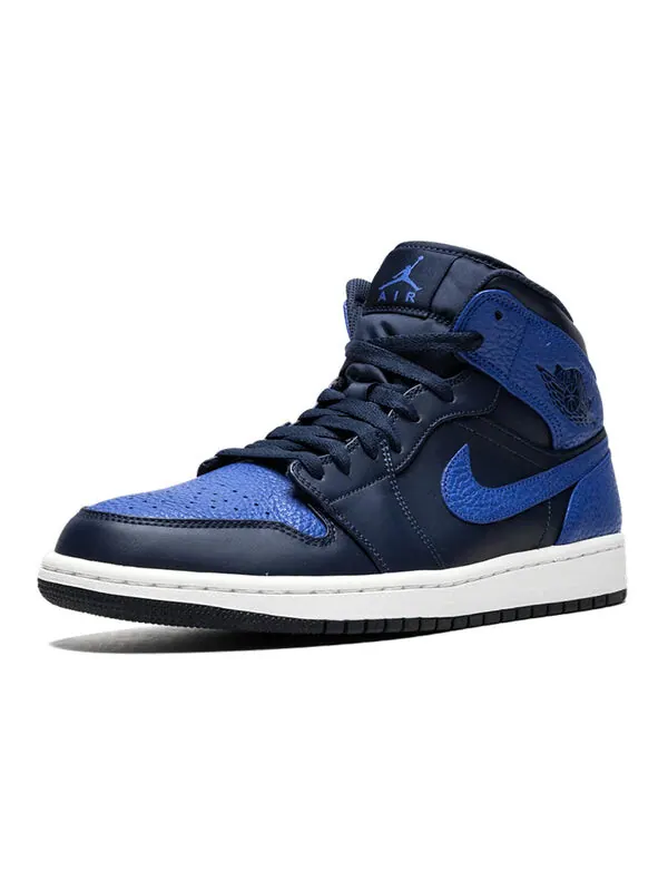 Кроссовки 1 retro mid 'obsidian royal' Air Jordan — изображение 2 из 4, белый