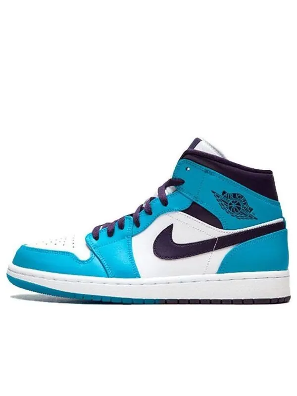 Кроссовки 1 средние Air Jordan — изображение 1 из 4, синий/белый-черный