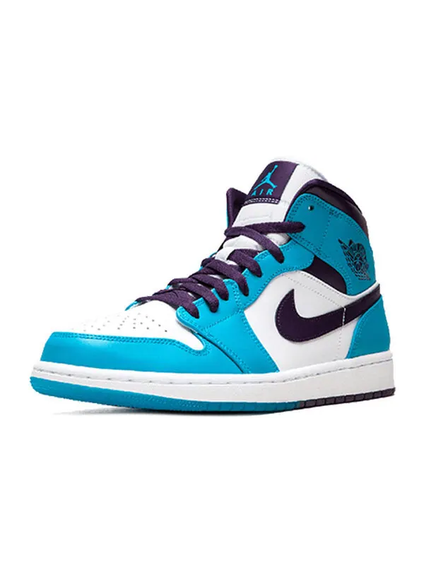 Кроссовки 1 средние Air Jordan — изображение 2 из 4, синий/белый-черный