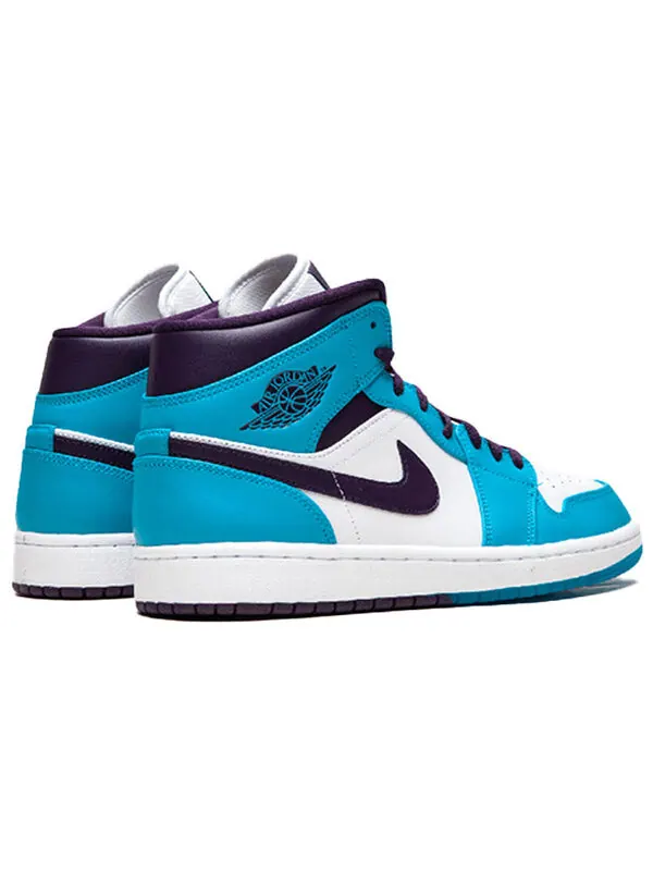 Кроссовки 1 средние Air Jordan — изображение 4 из 4, синий/белый-черный