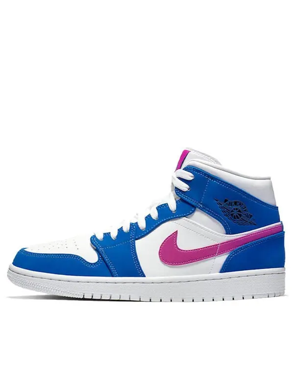 Кроссовки 1 mid 'royal violet' Air Jordan — изображение 1 из 4, фиолетовый-белый