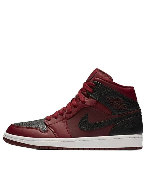 Кроссовки 1 средние Air Jordan — изображение 1 из 4, красный/черный-белый