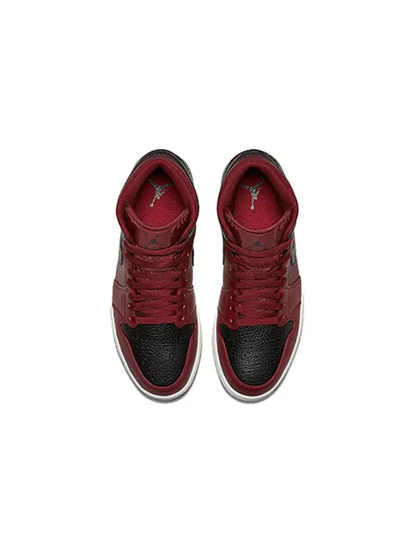 Кроссовки 1 средние Air Jordan — изображение 3 из 4, красный/черный-белый