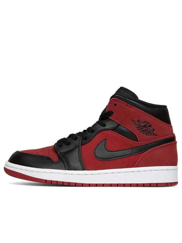 Кроссовки 1 средние Air Jordan — изображение 1 из 4, красный/черный/белый