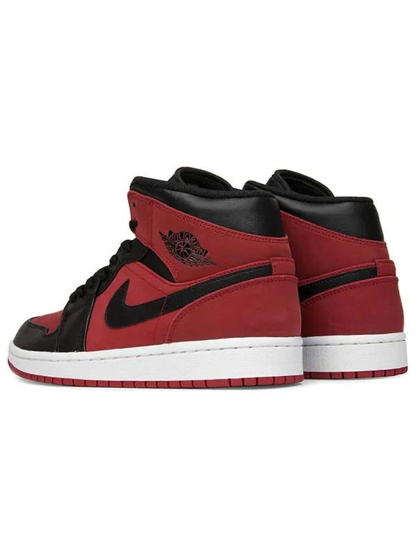 Кроссовки 1 средние Air Jordan — изображение 4 из 4, красный/черный/белый