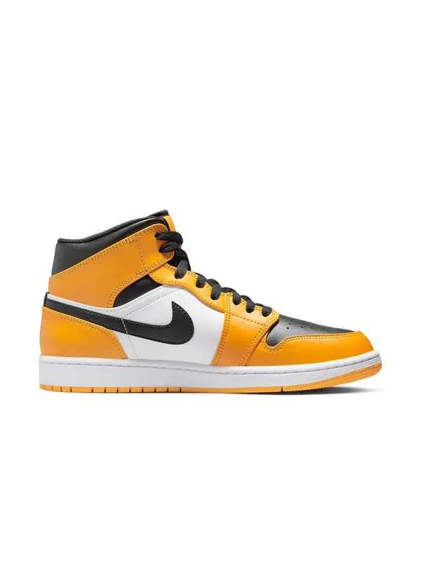 Кроссовки 1 средние Air Jordan — изображение 2 из 4, белый/черный/желтый