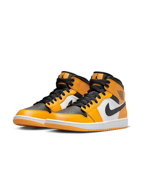 Кроссовки 1 средние Air Jordan — изображение 3 из 4, белый/черный/желтый