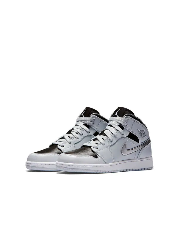 Кроссовки 1 ретро средние Air Jordan — изображение 3 из 4, серый