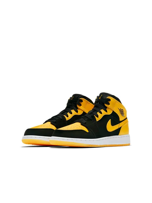Кроссовки 1 ретро средние Air Jordan — изображение 3 из 4, черный/-белый
