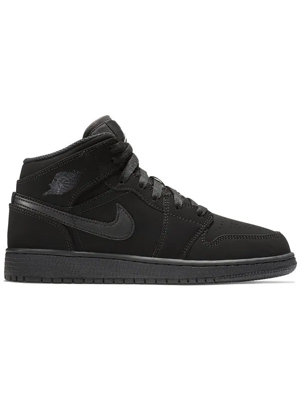 Кроссовки 1 средние Air Jordan — изображение 2 из 4, черный