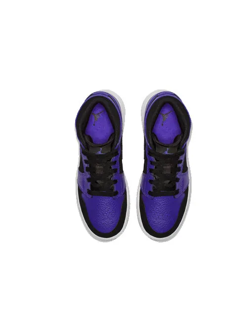 Кроссовки 1 ретро средние Air Jordan — изображение 4 из 4, черный/темный-белый