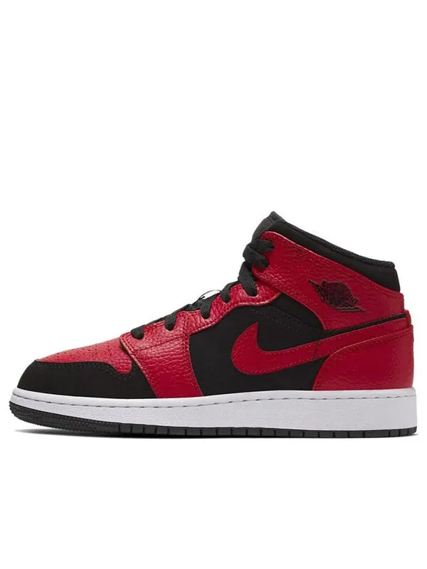 Кроссовки 1 средние Air Jordan — изображение 1 из 4, черный/белый-красный