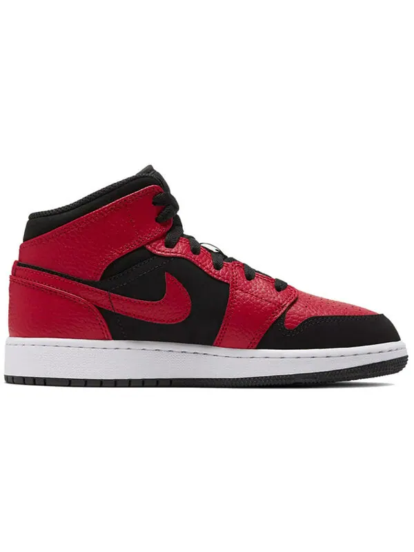 Кроссовки 1 средние Air Jordan — изображение 2 из 4, черный/белый-красный