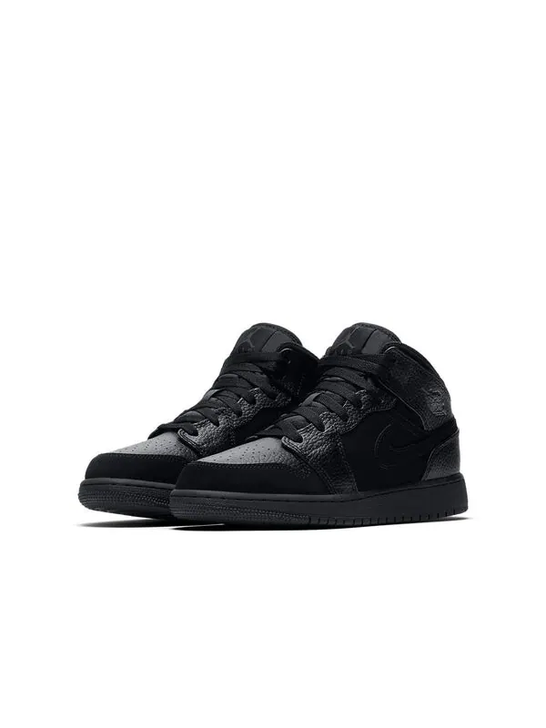 Кроссовки 1 средние Air Jordan — изображение 3 из 4, черный