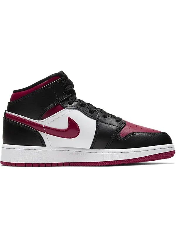 Кроссовки 1 средние Air Jordan — изображение 2 из 4, черный/красный-белый