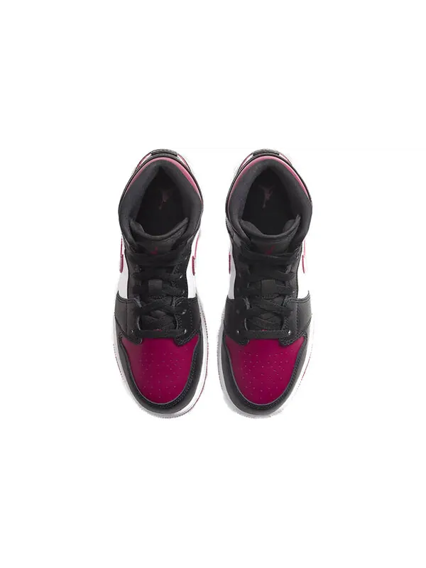 Кроссовки 1 средние Air Jordan — изображение 4 из 4, черный/красный-белый