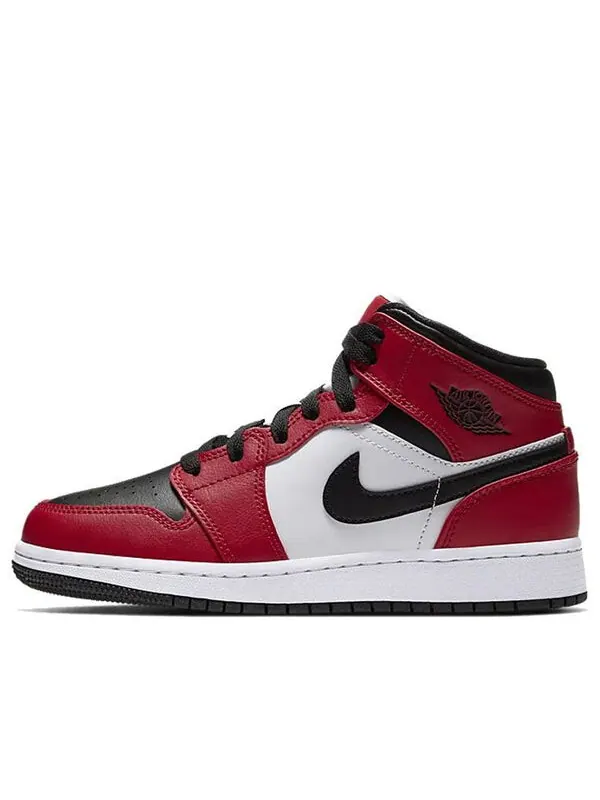 Кроссовки 1 средние Air Jordan — изображение 1 из 4, черный/красный-белый