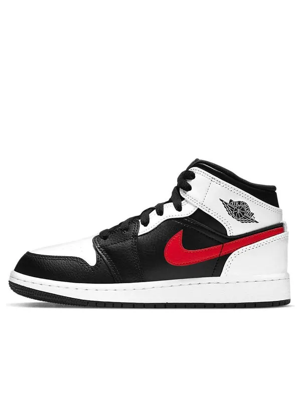 Кроссовки 1 средние Air Jordan — изображение 1 из 4, черный/белый/красный
