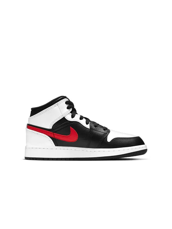Кроссовки 1 средние Air Jordan — изображение 2 из 4, черный/белый/красный