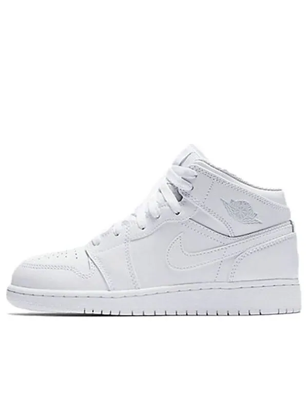 Кроссовки 1 ретро средние Air Jordan — изображение 1 из 4, белый/платиновый