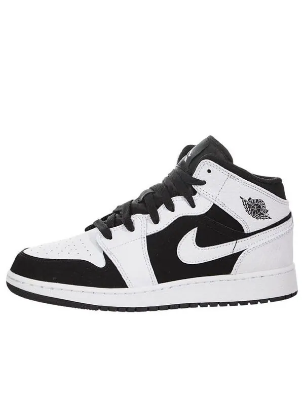 Кроссовки 1 ретро средние Air Jordan — изображение 1 из 4, черный/белый
