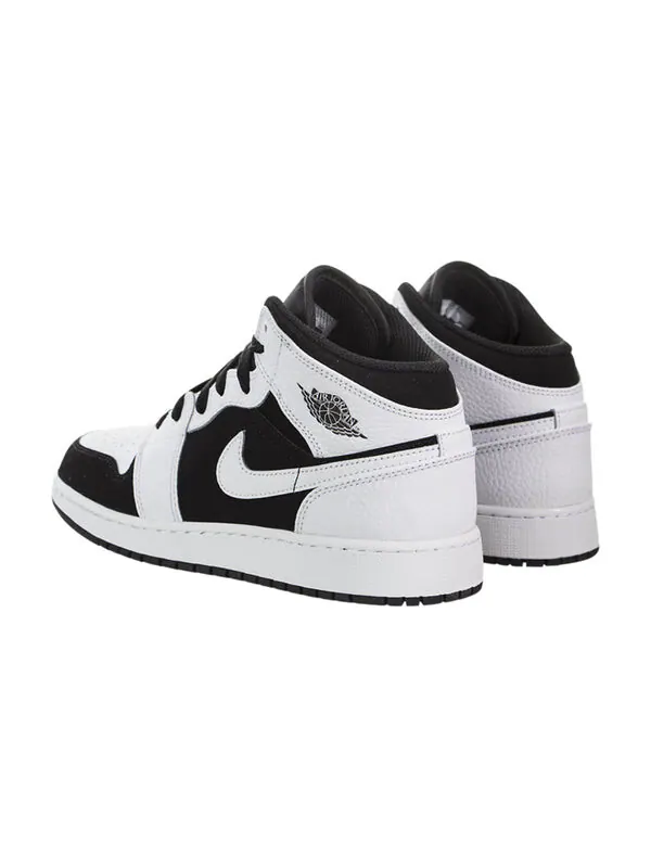 Кроссовки 1 ретро средние Air Jordan — изображение 4 из 4, черный/белый
