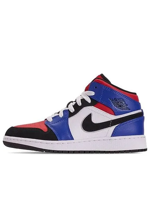 Кроссовки 1 средние Air Jordan — изображение 1 из 4, белый/черный--красный