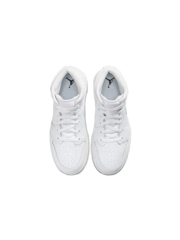 Кроссовки 1 средние Air Jordan — изображение 4 из 4, белый